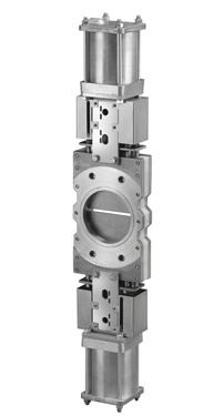 Plattenschieber - DT  - ORBINOX  - elektrisch / Absperr / für Schlamm