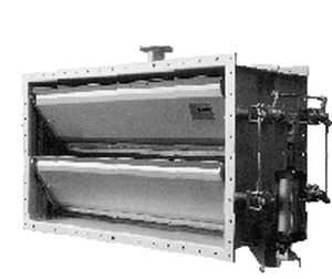 Isolations-Luftklappe - 2 500 x 2 500 mm | PE  - ORBINOX  - Stell / manuell / elektrisch