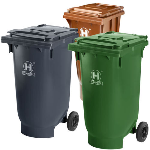 HDPE-Abfallbehälter - MGB KB series - P. Henkel GmbH  - für flüssige Produkte / Bioabfall / mit Deckel