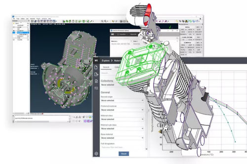 Management-Software - Granta MI Pro - ANSYS - Schnittstellen / CAD / Steuerung