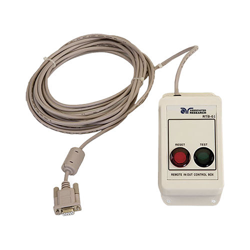Fernbedienung mit E-Kabel - RTB-01 - Associated Research - mit Knöpfen / für Messinstrumente / mit 2 Tasten