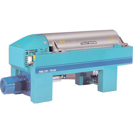 Dekanter für Olivenöl - PMS 570 / PX 160 - POLAT MAKINA SANAYI VE TICARET A.S.  - für Mineralöl / Zentrifugal / horizontal