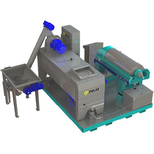 Dekanter für Olivenöl - PMS 230/ PX 10 Mini - POLAT MAKINA SANAYI VE TICARET A.S.  - Zentrifugal / horizontal
