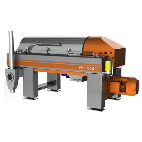 Dekanter für Industrieanwendungen - PMS 350 R 30 - POLAT MAKINA SANAYI VE TICARET A.S.  - Zentrifugal / horizontal