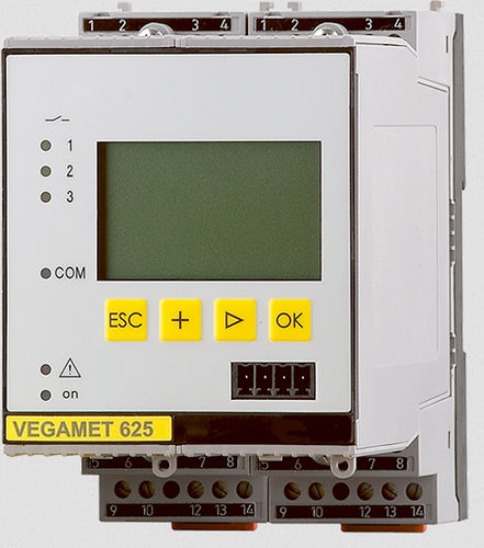 Signalaufbereiter / 4-20 mA - VEGAMET 625 - VEGA Grieshaber KG - mit Digitalanzeige / für DIN-Schiene / zur Füllstandsmessung