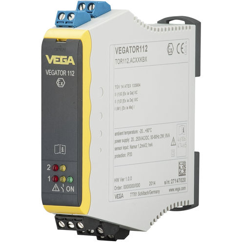2-Wege-Signalaufbereiter - VEGATOR 112 - VEGA Grieshaber KG - für DIN-Schiene / zur Füllstandsmessung