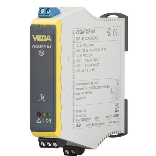 Signalaufbereiter / 4-20 mA - VEGATOR 141 - VEGA Grieshaber KG - Einweg / für DIN-Schiene / zur Füllstandsmessung