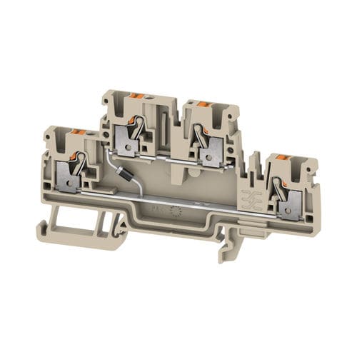 Steckbarer Klemmenblock - Klippon® Connect Series - Weidmüller - Durchführung / modular