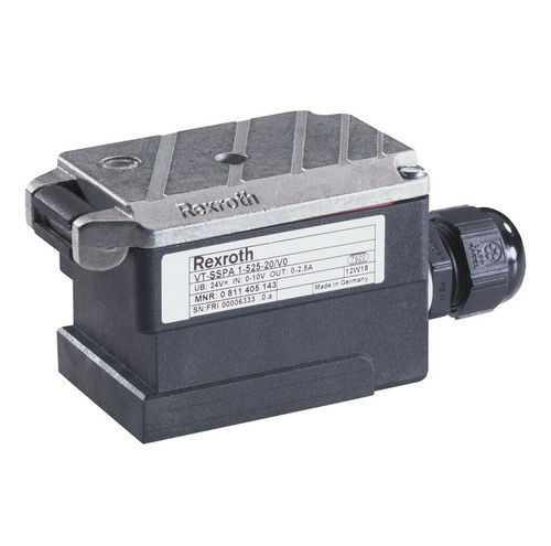 Verstärker für Proportionalventil - VT-SSPA1-508-2X/V0/0 - Bosch Rexroth - Industrial Hydraulics - Spannung / Strom / differential