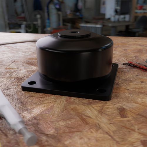 Antivibrationsdämpfer - GDZ-()-7 - RG+ Schwingungstechnik GmbH  - mechanisch / für Maschinen / Industrie