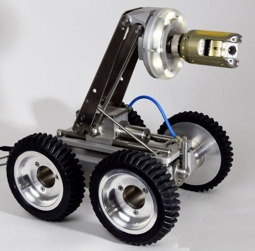 Inspektionsroboter auf Rädern - FW100CT.2 - RICO Umwelttechnik GmbH - ferngesteuert / 360° Sichtwinkel / wasserdicht