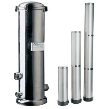 Patronen-Filtergehäuse - GE series - S.I.T.A. SRL  - für Wasser / Edelstahl