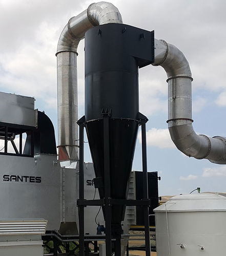 Trocken-Gaswäscher - Santes Incinerator  - Aktivkohle / chemisch / hochwirksam