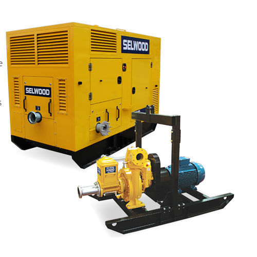 Kreiselpumpe - H100 series - Selwood - für Abwasser / mit Verbrennungsmotor / selbstansaugend