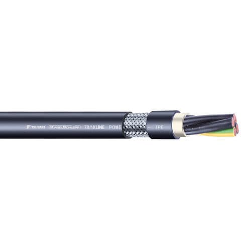 Versorgungs-Stromkabel - POWER 1000 C TPE 1 kV - TSUBAKI KABELSCHLEPP - isoliert / ölbeständig / UV-beständig