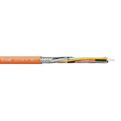 Glasfaser-Datenkabel - SYSTEM M 700 C - TSUBAKI KABELSCHLEPP - Versorgung / Hybrid / geschirmt