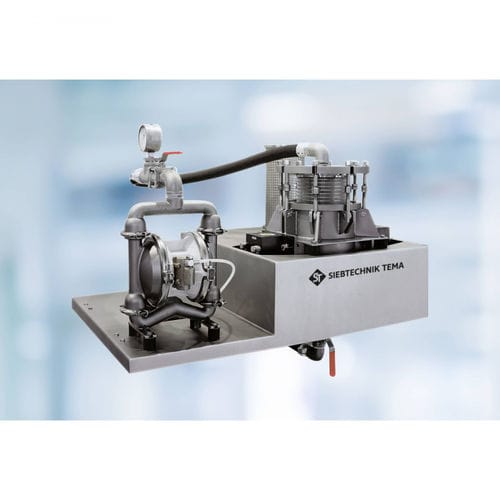 Siebmaschine für die Lebensmittelindustrie - SKS - SIEBTECHNIK GMBH - für die Pharmaindustrie / Chemie / Vibration