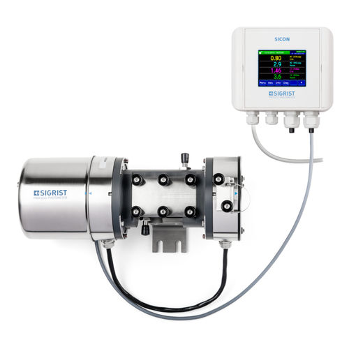 Konzentrationsmessgerät - COLORPLUS 2 - SIGRIST-PHOTOMETER AG - Durchfluss / Wasser / COD