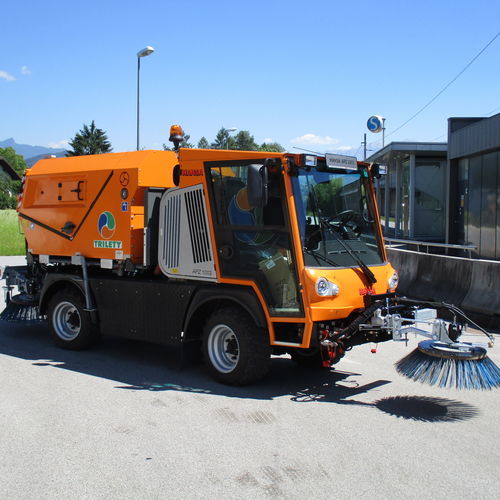 Kehrmaschine für Anbau - MCK-H - Gebrüder TRILETY GmbH  - hydraulisch / Straßen / Staub