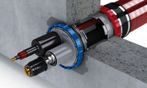 Kunststoff-Kabelverschraubung - BKD 150 - UGA System-Technik - feuerbeständig / Einbau