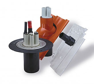 Durchführungssystem für Rohre - ø 7 - 78 mm | MSD - UGA System-Technik - für Kabel / wasserdicht / für Telekom-Anwendungen