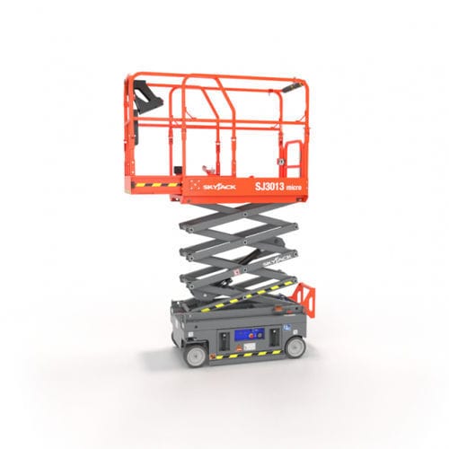 Mobile Scherenarbeitsbühne - SJ3013 MICRO - Skyjack - elektrisch / für enge Gänge