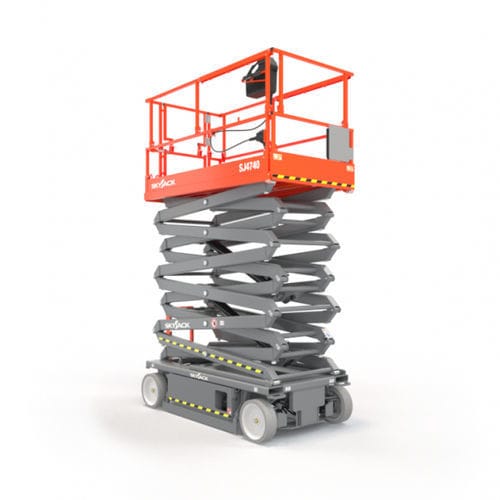 Mobile Scherenarbeitsbühne - SJ4740 - Skyjack - elektrisch / für den Innenbereich / für Industrieanwendungen