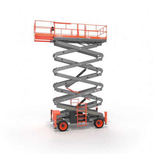 Mobile Scherenarbeitsbühne - SJ9664 RT - Skyjack - Diesel / für schwierige Gelände / Offroader