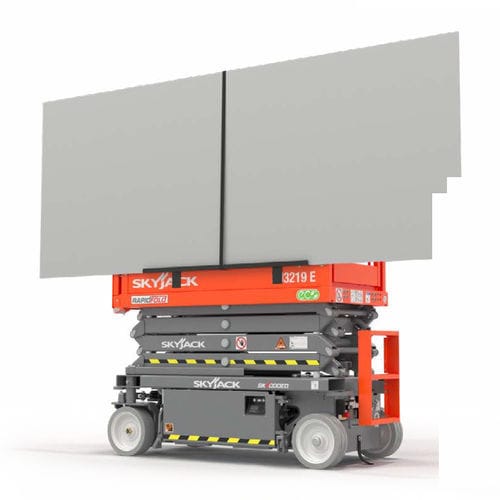 Transporter auf Rädern - Skyjack - Hub / Plattform