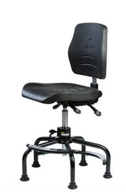 PE-Sitz-Drehstuhl - max. 300 lb, 20'' - 37'' | VCHRDLXIND - Stanley Vidmar - PE-Lehne