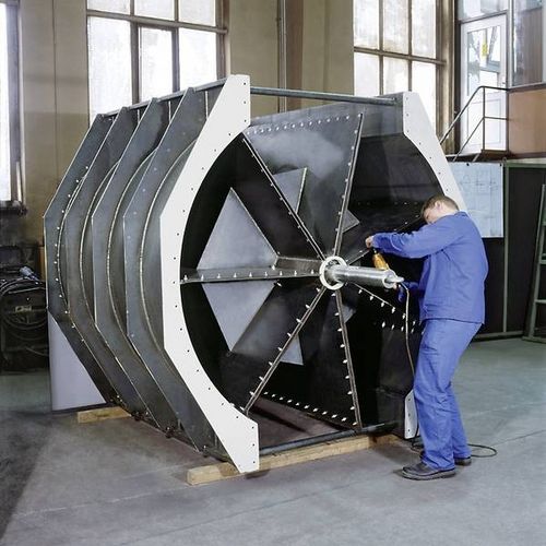 Mehrzweck-Zellenradschleuse - Ventilatorenfabrik Oelde - für Entstauber / Rundsockel