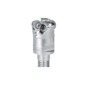 Walzenstirnfräser - 3 25 200/7 - POKOLM Frästechnik GmbH & Co. KG - Wendeplatten / für Edelstahl / mit hohem Drallwinkel
