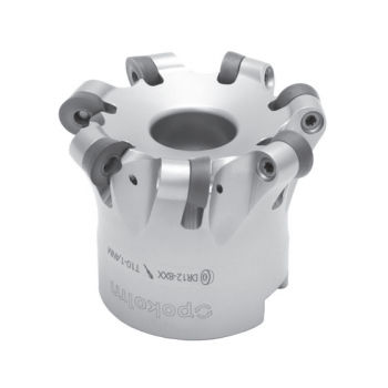 Walzenstirnfräser - SPINWORX® - POKOLM Frästechnik GmbH & Co. KG - mit austauschbaren Wendeschneidplatten / Schlicht / beschichtet