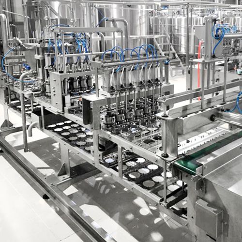 Füll- und Siegelanlage / Becher - T6 - Jacopack - PLC-gesteuert / linear / für Butter