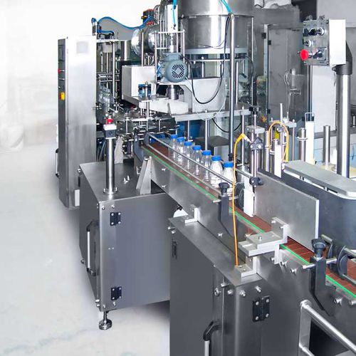 Flaschen-Spül, -Füll und -Verschließmaschine / für Flaschen - ST1 - Jacopack - für Milch / Wasser / automatisch