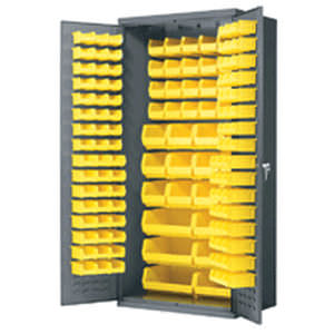 Lagerschrank - AC3624 - Akro Mils - bodenstehend / doppeltürig / Stahl