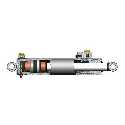 Zylinder mit regulierbarer Federung - CICROSA HIDRAULICA, S.L. - hydraulisch / Kolben / Kolbenstangen