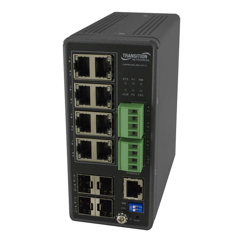 Ethernet-Switch / managed - SISPM1040-384-LRT-C - Nom du compte Lantronix - 8 Ports / embedded / PoE