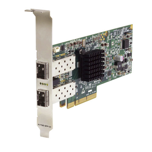 PCIe-Schnittstellenkarte - N-TGE-SFP-01 - Nom du compte Lantronix - Gigabit-Ethernet / für Lichtleiter