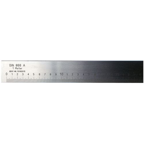 Stahllineal - 80-451-10 series - Bowers Group - mit rechteckigen Kanten