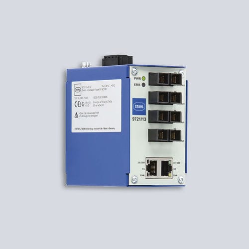 Medienwandler - 9721/13-11-14 - R. STAHL AG - Ethernet / LWL / monomode-multimode