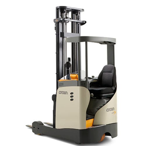 Elektrischer Schubmaststapler - ESR 1220 - CROWN - mit Quersitz / für enge Gänge / für Lagerhallen