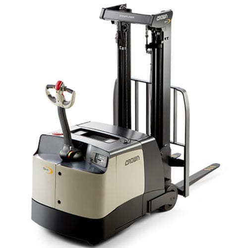 Elektrischer Stapler - SHC 5500 series  - CROWN - Geh / 24 V / für Lagerhallen