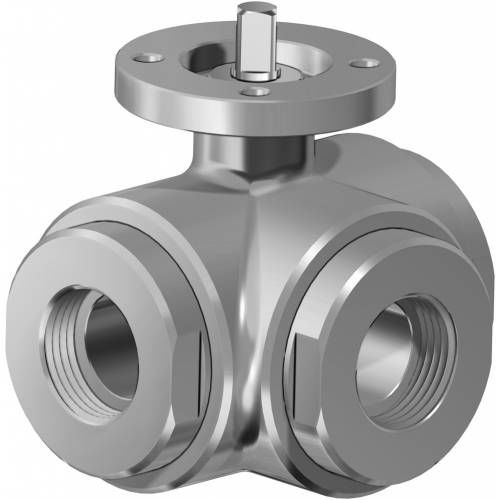 Kugelventil - ITEM 45 series - OMAL Spa - Hebel / für flüssige Lebensmittel und Getränke / Gewinde