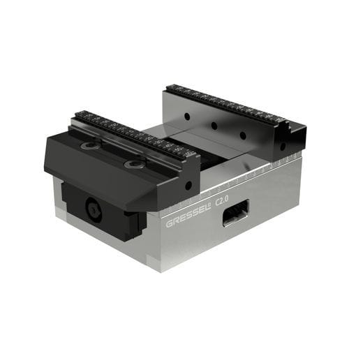 Schraubstock für Werkzeugmaschinen - C2.0 series - GRESSEL - modulierbar / Präzision / kompakt