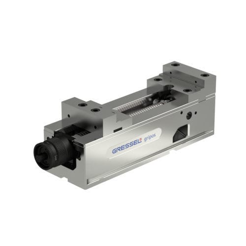 Spannstock für Werkzeugmaschinen - gripos 1 series - GRESSEL - hydraulisch / manuell / modulierbar