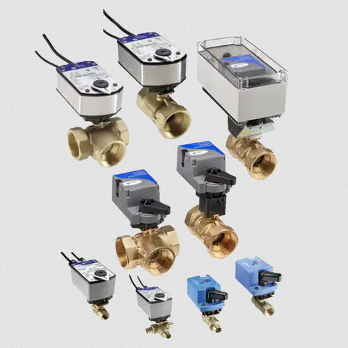 Kugelventil - johnson controls - pneumatisch gesteuert / Absperr / Gewinde