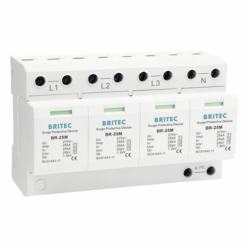 Überspannungsableiter Typ 1 - BR-25M 4P series - Britec Electric Co., Ltd - Typ 2 / Typ 3 / Klasse I