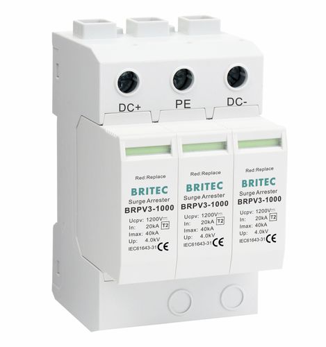 Überspannungsableiter Typ 2 - BRPV3-1000 - Britec Electric Co., Ltd - Klasse II / für Elektroinstallation / zur Fernanzeige