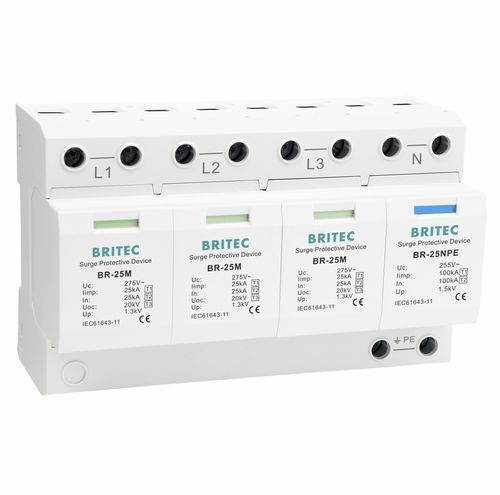 Überspannungsableiter Typ 1 - BR-25M 3+1 series - Britec Electric Co., Ltd - Typ 2 / Typ 3 / Klasse I